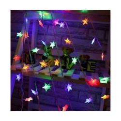 GUIRLANDE LUMINEUSE LED ÉTOILE 10M 220V RGB EKOLED