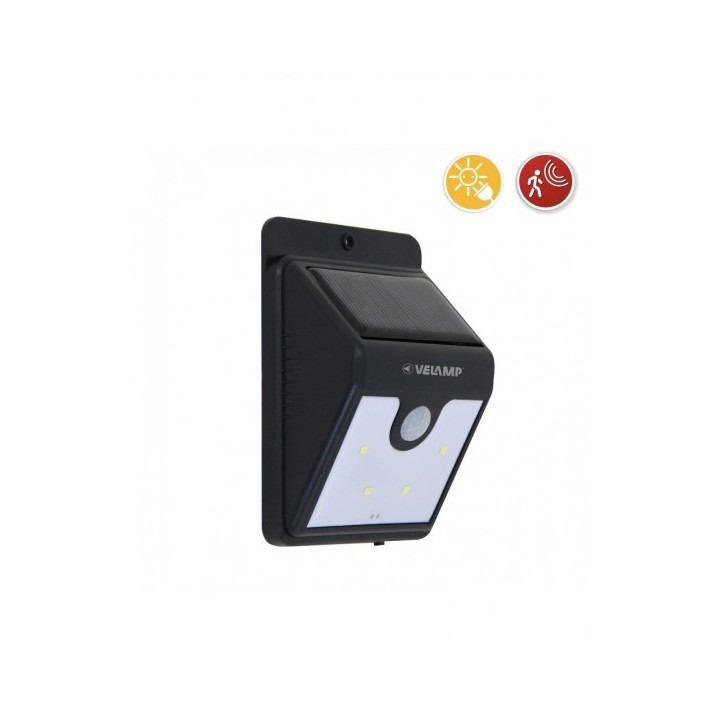 APPLIQUE LED SOLAIRE AVEC DÉTECTEUR DE MOUVEMENT IP44 VELAMP