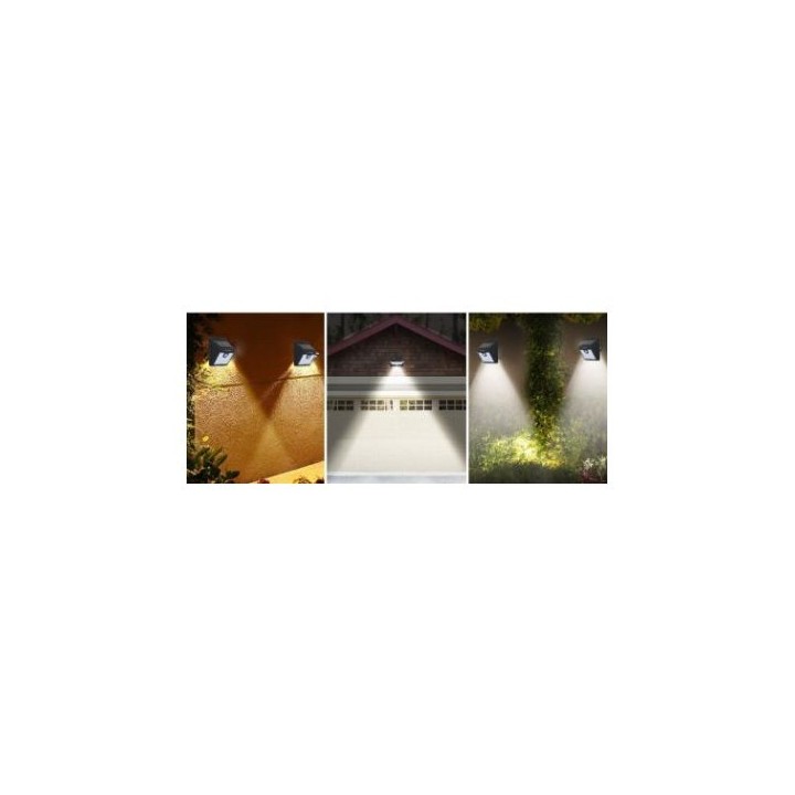 APPLIQUE LED SOLAIRE AVEC DÉTECTEUR DE MOUVEMENT IP44 VELAMP