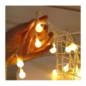 GUIRLANDE LUMINEUSE LED BOULE 10M LUMIÈRE BLANC CHAUD EKOLED