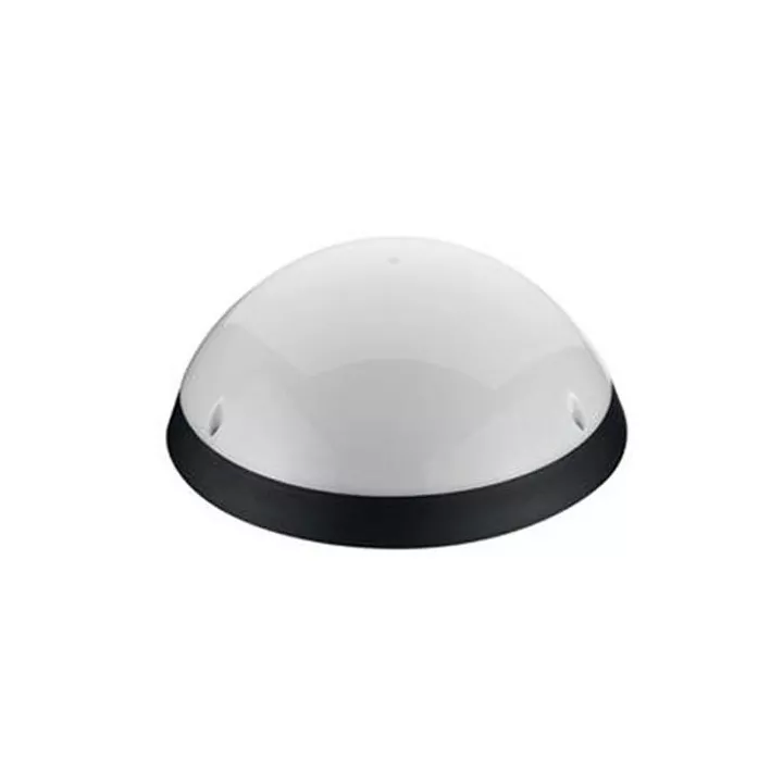 APPLIQUE HUBLOT LED IP54 ROND NOIR AVEC DÉTECTEUR DE MOUVEMENT 12W HOROZ ELECTRIC