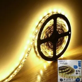RUBAN LED 12V LUMIÈRE JAUNE 5 MÈTRES 5050/60 EKOLED