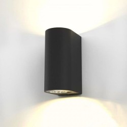 APPLIQUE MURALE ROND NOIR EKOLED