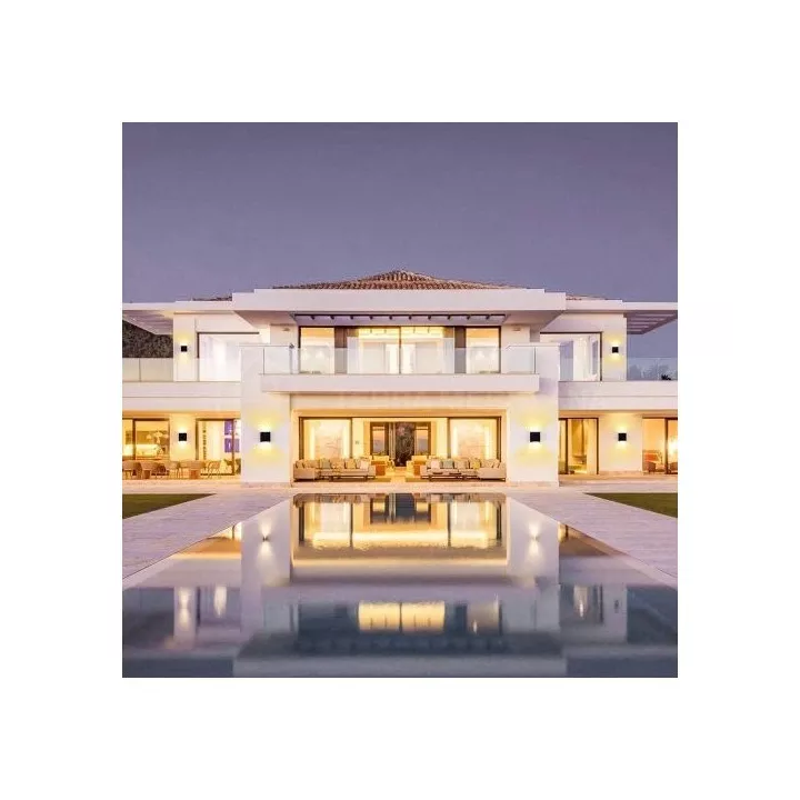 APPLIQUE EXTÉRIEURE LED 4W LUMIÈRE JAUNE NOIR EKOLED