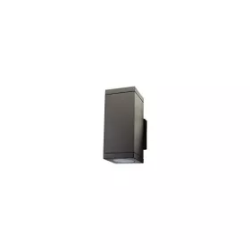 APPLIQUE MURALE EXTÉRIEURE CARRÉE 2xGU10 GRIS CLAIR EKOLED