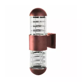 APPLIQUE EXTÉRIEUR ÉTANCHE DOUBLE ÉCLAIRAGE BRONZE EKOLED