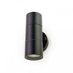 APPLIQUE MURALE ROND 2*GU10 6W NOIR EKOLED