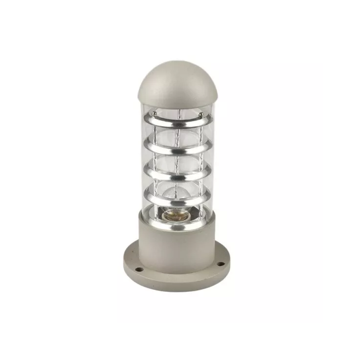 POTELET EXTÉRIEUR ROND EN ALLUMINIUM GRIS E27 IP54 MEDLUX POTELET EXTÉRIEUR ROND EN ALLUMINIUM GRIS E27 IP54 MEDLUX