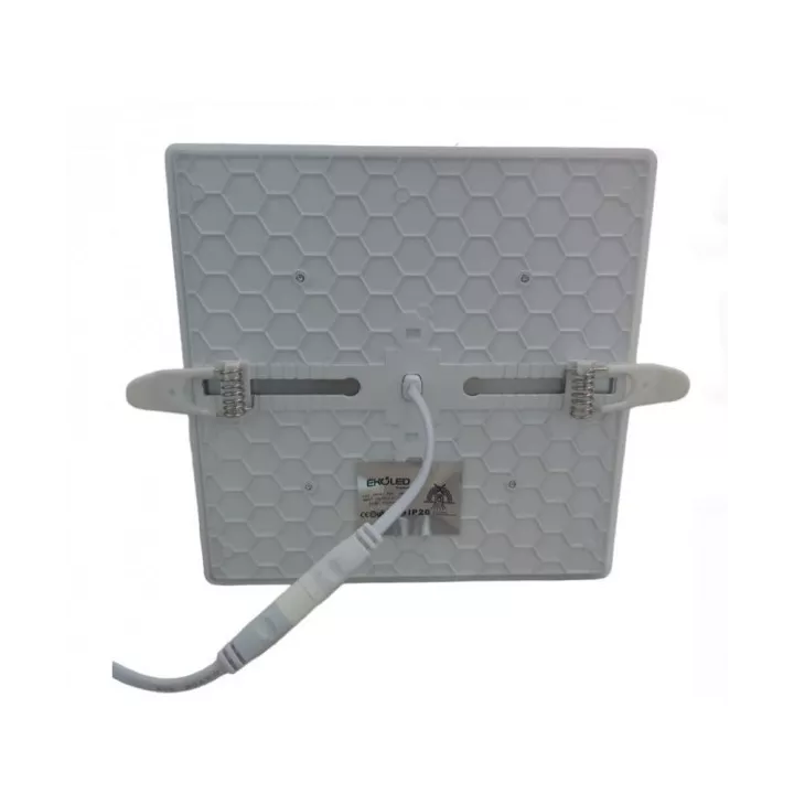 SPOT PANEL LED 24W CARRÉ ENCASTRABLE LUMIÈRE BLANCHE EKOLED SPOT PANEL LED 24W CARRÉ ENCASTRABLE LUMIÈRE BLANCHE EKOLED