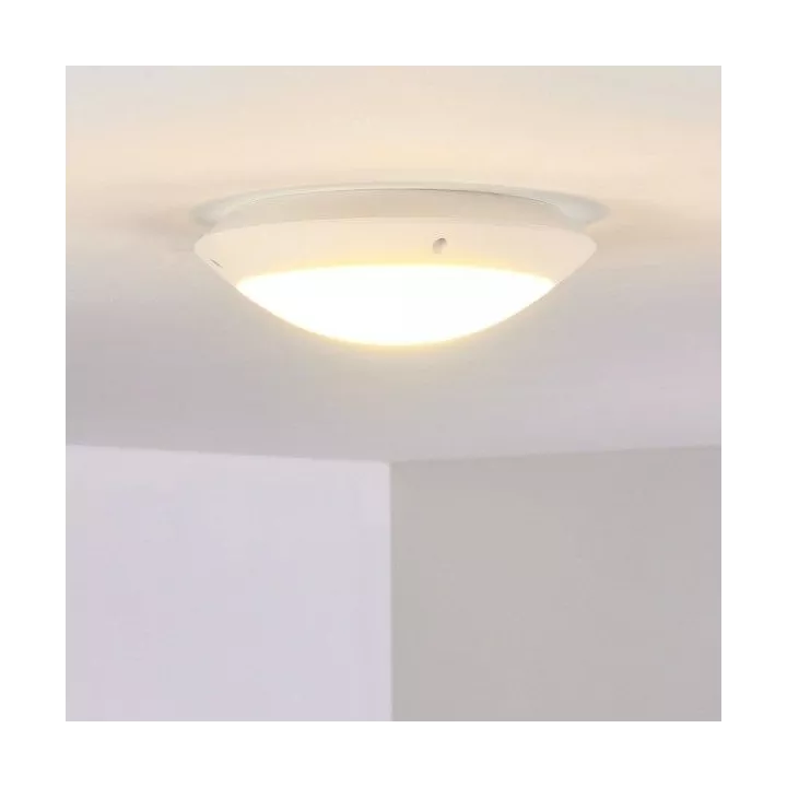 APPLIQUE HUBLOT EXTÉRIEUR GELMI ROND OPALE E27 BLANC FUMAGALLI