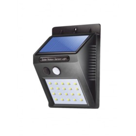 APPLIQUE LED SOLAIRE LUMIÈRE BLANCHE AVEC DÉTECTEUR DE MOUVEMENT