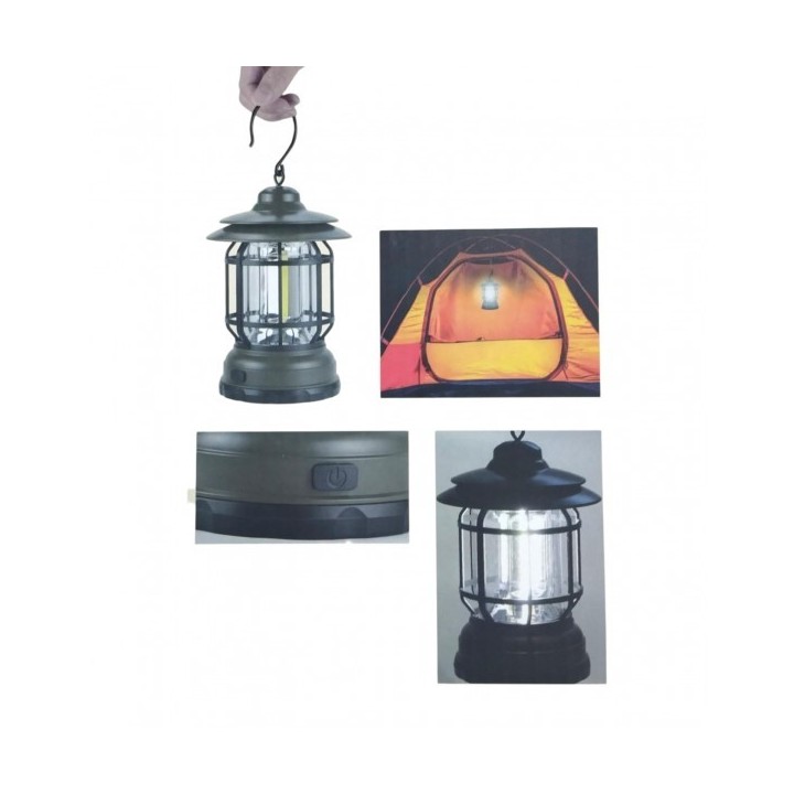 LAMPE DE CAMPING LED RECHARGEABLE RÉGLABLE COULEUR
