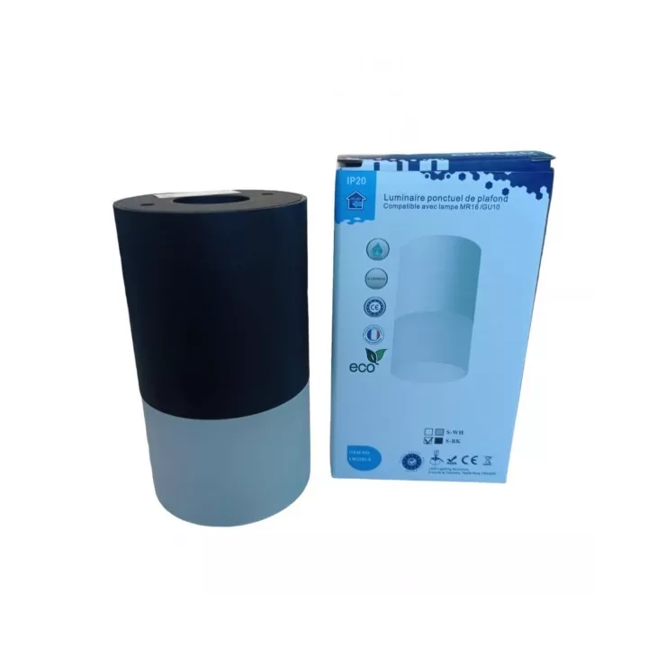 SPOT PLAFOND ENCASTRABLE MR16 NOIR SANS LAMPE EKOLED SPOT PLAFOND ENCASTRABLE MR16 NOIR SANS LAMPE EKOLED