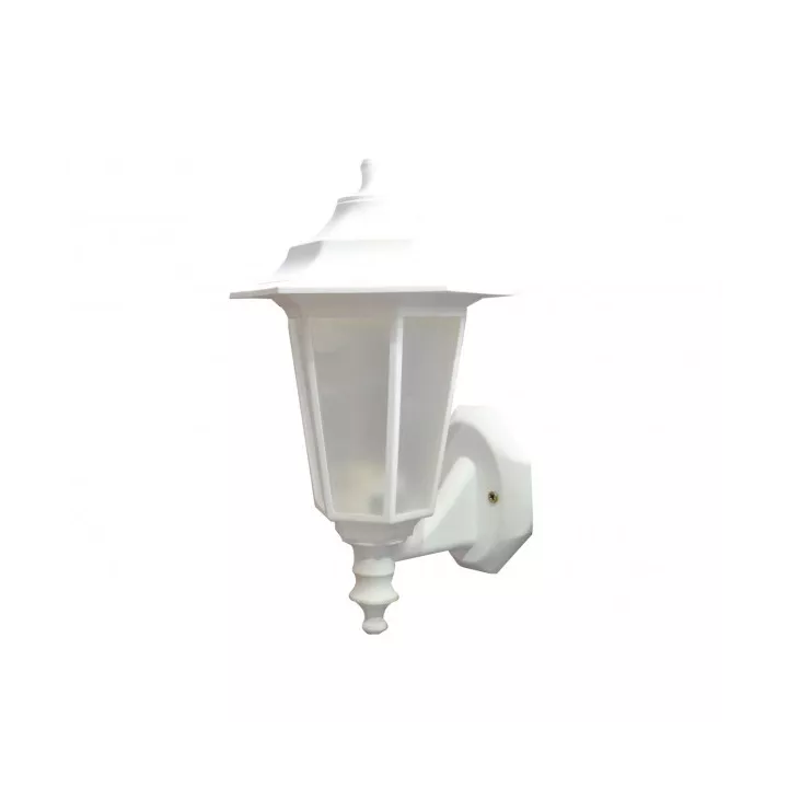 APPLIQUE JARDIN EXTERIEUR E27 BLANC IP44 ANTICHOC BEGONYA HOROZ ELECTRIC