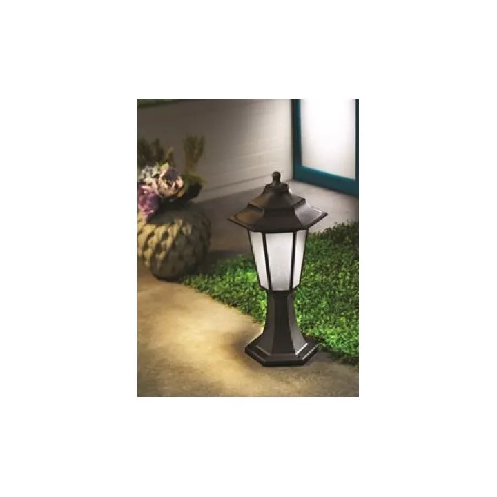 POTELET EXTÉRIEUR ANTICHOC BEGONYA E27/IP44 BLANC HOROZ ELECTRIC