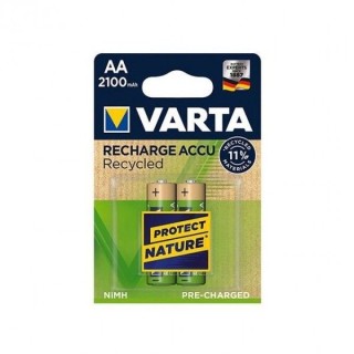 PACK DE 2 PILES RECHARGEABLES ACCUS NIMH AA /2100mAh/1.2V VARTA