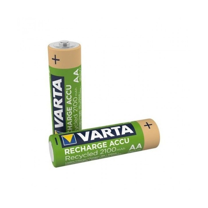 PACK DE 2 PILES RECHARGEABLES ACCUS NIMH AA /2100mAh/1.2V VARTA