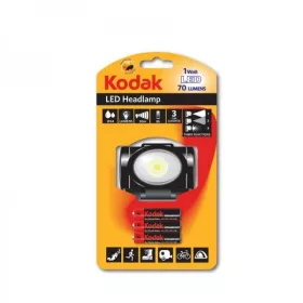 TORCHE LED FRONTALE 70 LUMENS AVEC 3 PILES KODAK