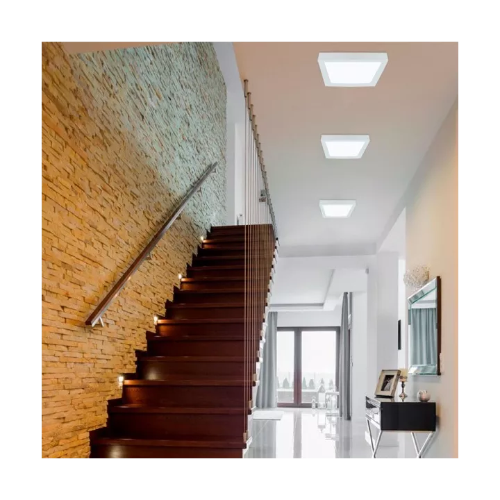 SPOT PANEL LED APPARENT 18W CARRÉ LUMIÈRE BLANCHE NOVO