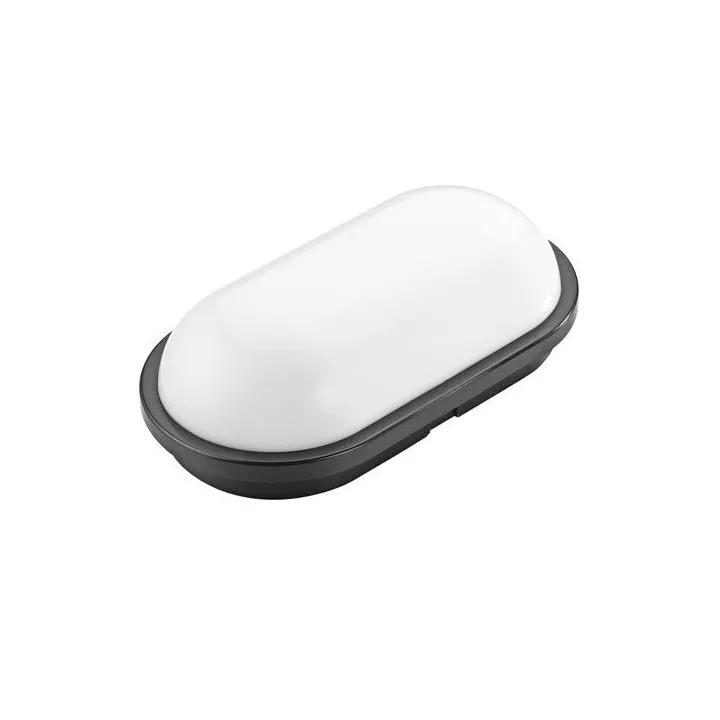 PLAFONNIER LED EXTÉRIEUR IP65 OVAL NOIR 20W HOROZ ELECTRIC