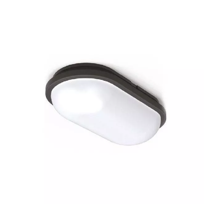 PLAFONNIER LED EXTÉRIEUR IP65 OVAL NOIR 20W HOROZ ELECTRIC