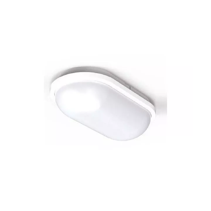 PLAFONNIER LED EXTÉRIEUR IP65 OVAL BLANC 20W HOROZ ELECTRIC