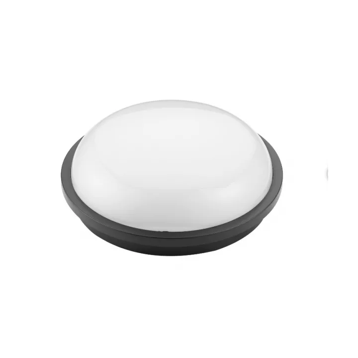 PLAFONNIER LED EXTERIEUR IP65 ROND NOIR 20W HOROZ ELECTRIC