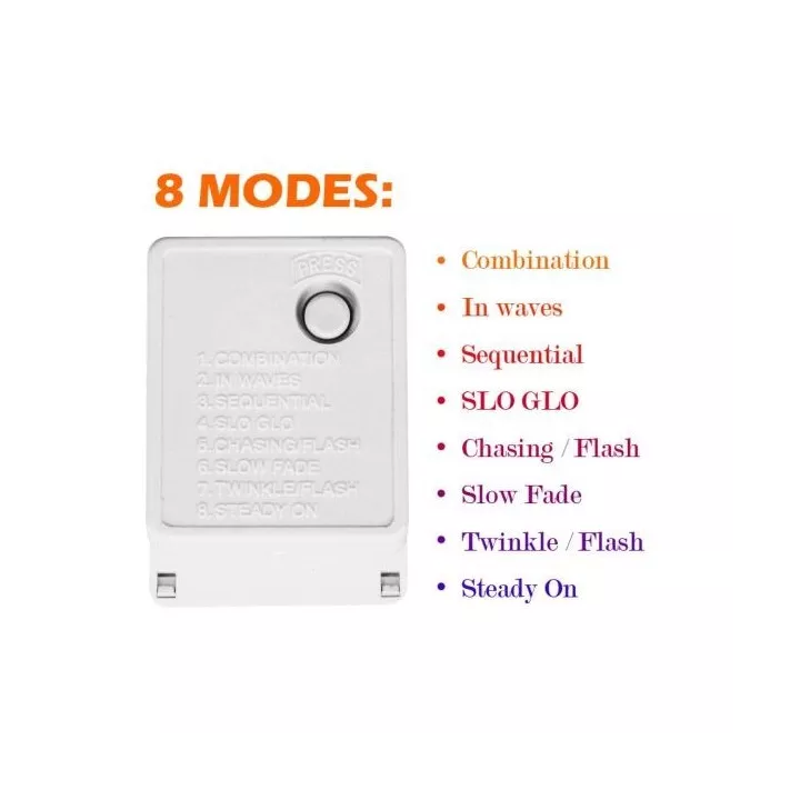 GUIRLANDE LUMINEUSE LED 10M IP44 220V LUMIÈRE JAUNE EKOLED