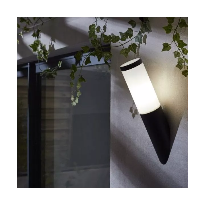 APPLIQUE JARDIN EXTÉRIEUR E27 NOIR IP44 ANTICHOC ORKIDE 3 HOROZ ELECTRIC