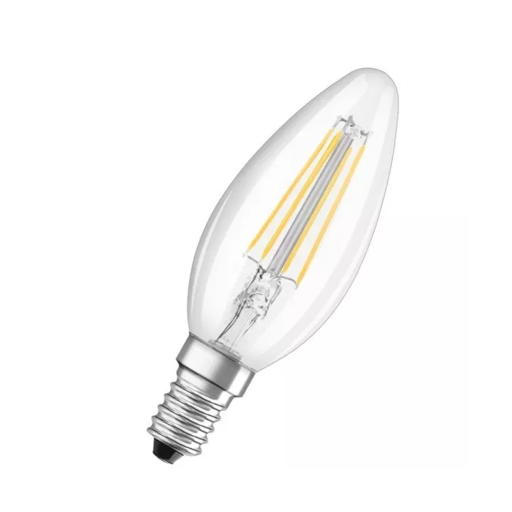 LOT DE 2 LAMPES LED STAR CLASSIC B 40 E14 4W 2700K OSRAM