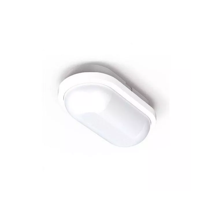 PLAFONNIER LED EXTÉRIEUR IP65 OVAL BLANC 15W HOROZ ELECTRIC