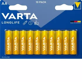 LOT DE 10 PILES AA LONGLIFE LR6 VARTA