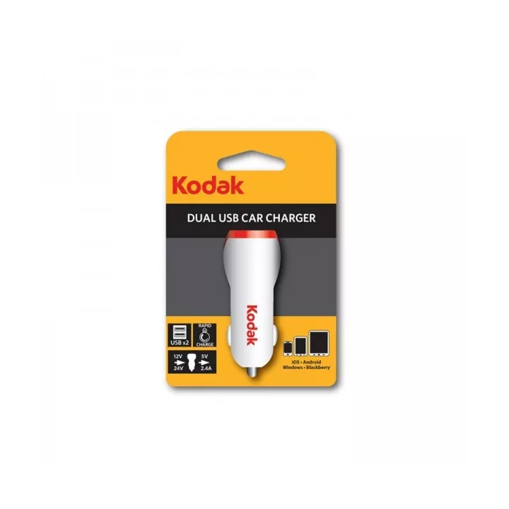 CHARGEUR ALLUME CIGARE AVEC 2 PORTS USB KODAK
