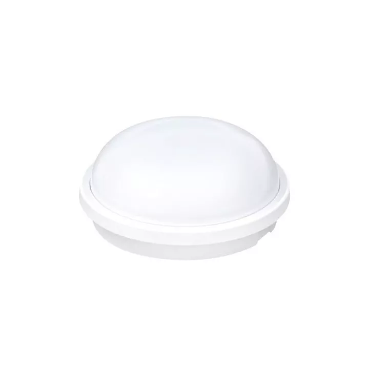 PLAFONNIER LED EXTERIEUR IP65 ROND BLANC 15W HOROZ ELECTRIC