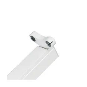RÉGLETTE DOUBLE POUR TUBE LED T8 BLANC 1.20M EKOLED