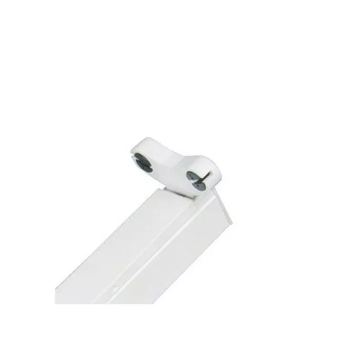 RÉGLETTE DOUBLE POUR TUBE LED T8 BLANC 1.20M EKOLED