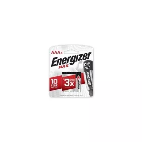 LOT DE 4 PILES ALCALINES 1,5 V AAA ENERGIZER MAX
