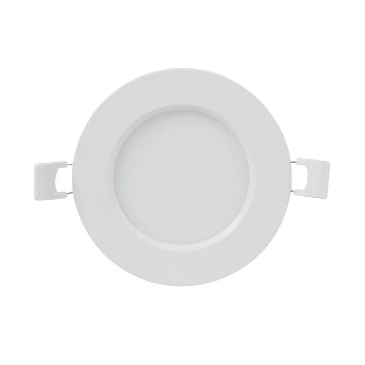 LOT DE 2 SPOTS PANEL LED ENCASTRABLE ROND 3W LUMIÈRE BLANCHE 6500K NOVO