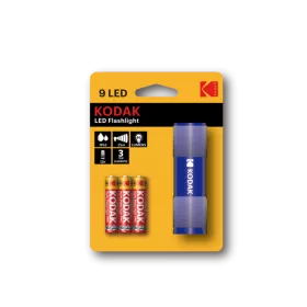 TORCHE 9 LED BLEU 46 LUMENS AVEC 3 PILES KODAK TORCHE 9 LED BLEU 46 LUMENS AVEC 3 PILES KODAK