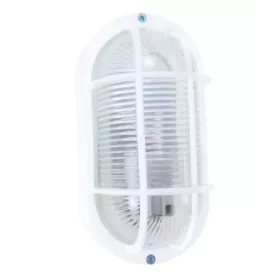 APPLIQUE HUBLOT OVALE BLANC 60W E27 AVEC GRILLE STIEL APPLIQUE HUBLOT OVALE BLANC 60W E27 AVEC GRILLE STIEL