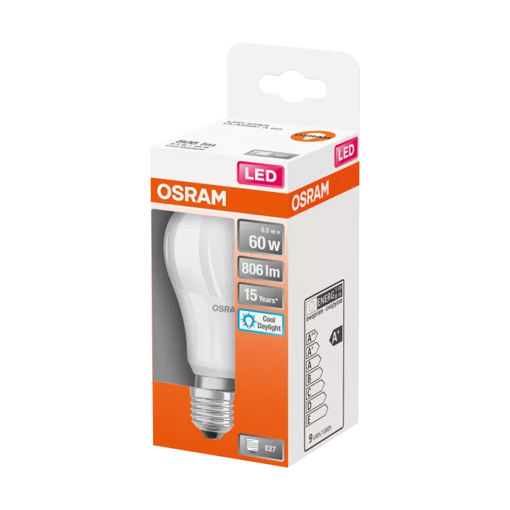 LAMPE LED STAR MATT CLASSIC A60 E27 8.5W 6500K OSRAM