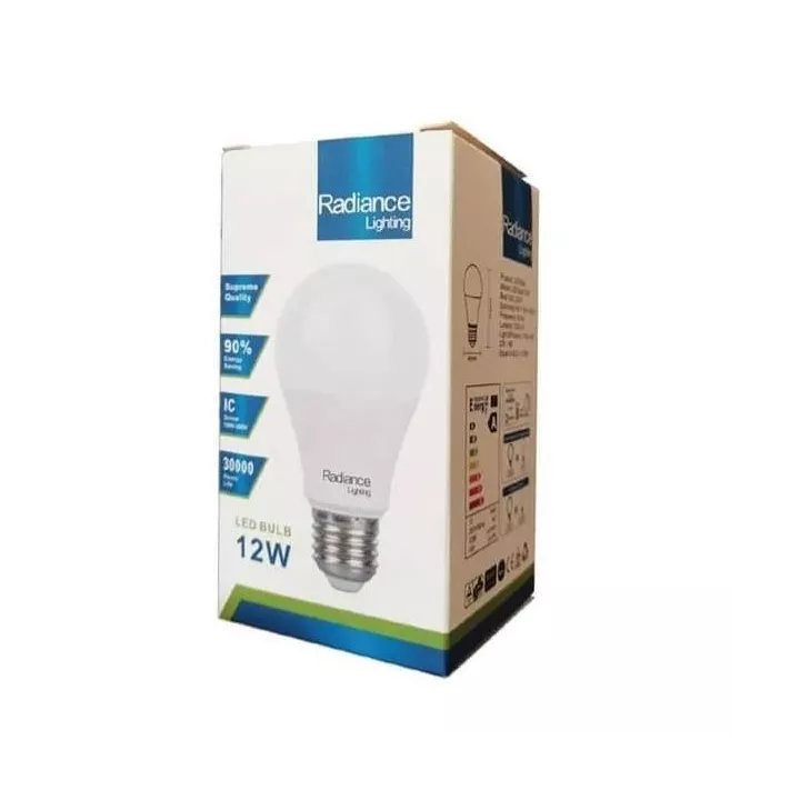 LAMPE LED E27 A60 12W 6500K RADIANCE LIGHTING LAMPE LED E27 A60 12W 6500K RADIANCE LIGHTING