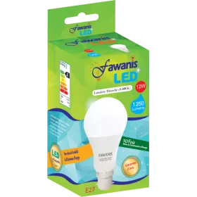 LAMPE LED STANDARD 12W E27 LUMIÈRE BLANCHE FAWANIS