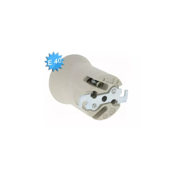 DOUILLE CULOT E40 EN PORCELAINE DOUILLE CULOT E40 EN PORCELAINE