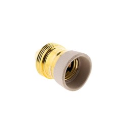 DOUILLE E27 PORCELAINE LAITON