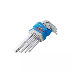 CLE MALE SIX PANS TETE SPHERIQUE JEU DE 9 PIECES COURT FIXTEC CLE MALE SIX PANS TETE SPHERIQUE JEU DE 9 PIECES COURT FIXTEC
