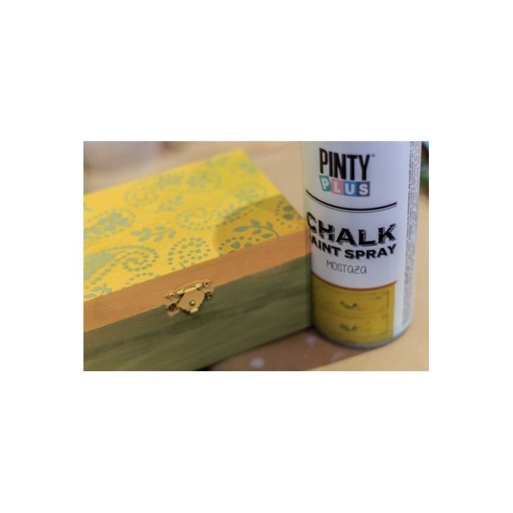 PEINTURE CHALK PAINT JAUNE MOUTARDE CK801 PINTY PLUS