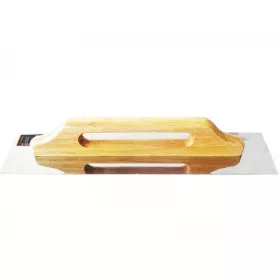 PLATOIR INOX 500*115MM MANCHE EN BOIS ACEM