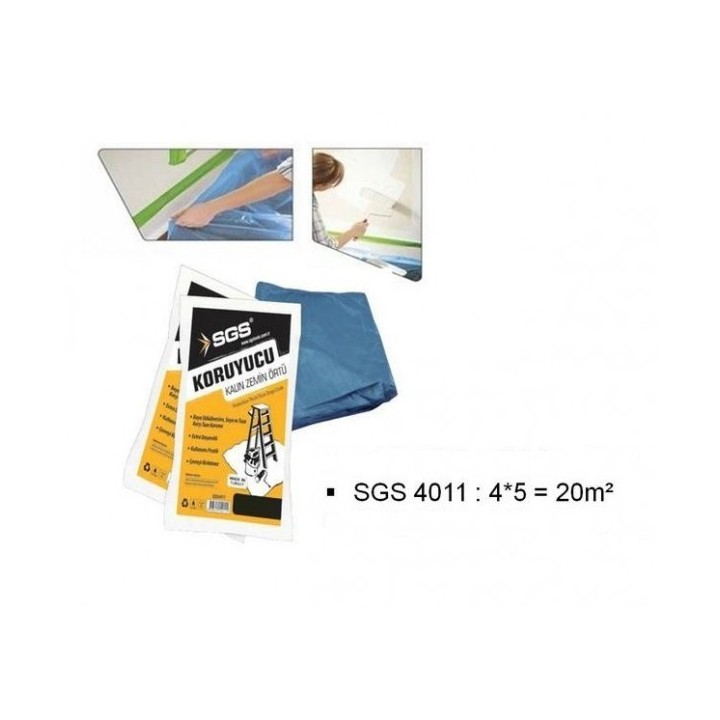 BÂCHE DE PROTECTION 4*5M SGS BÂCHE DE PROTECTION 4*5M SGS