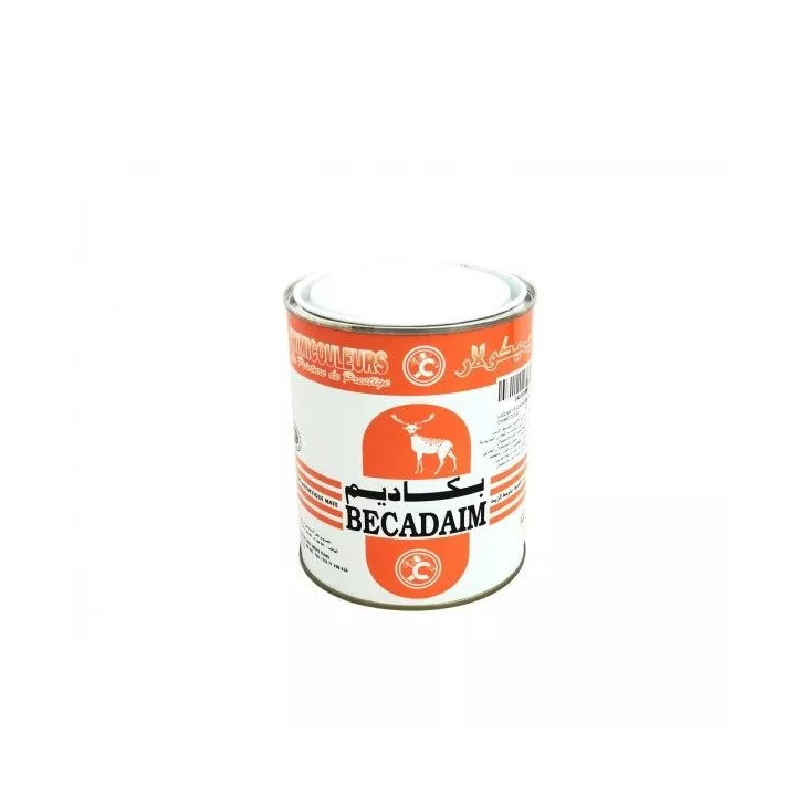 LAQUE MAT BECADAIM BLANC 1KG CHIMIECOULEUR